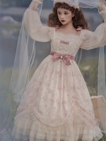 Sweet and Elegant Printed OP Lolita Dress Sweet and Elegant Printed OP Lolita Dress