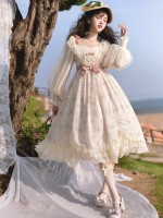 Sweet and Elegant Printed OP Lolita Dress Sweet and Elegant Printed OP Lolita Dress