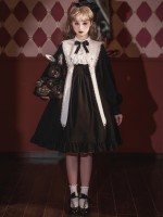 Halloween Gothic Dark Classic Elegant Nun Lolita Dress Halloween Gothic Dark Classic Elegant Nun Lolita Dress