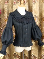 Lolita Long-sleeved Doll Collar Lantern Sleeve Blouse Lolita Long-sleeved Doll Collar Lantern Sleeve Blouse