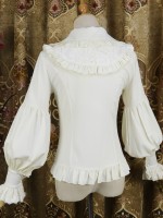 Lolita Long-sleeved Doll Collar Lantern Sleeve Blouse Lolita Long-sleeved Doll Collar Lantern Sleeve Blouse