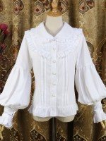 Lolita Long-sleeved Doll Collar Lantern Sleeve Blouse Lolita Long-sleeved Doll Collar Lantern Sleeve Blouse