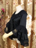Huanyu Youji Lolita Bride Shirt Lace Sleeve Round Neck Shirt Blouse Huanyu Youji Lolita Bride Shirt Lace Sleeve Round Neck Shirt Blouse