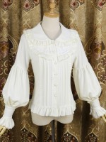 Lolita Long-sleeved Doll Collar Lantern Sleeve Blouse Lolita Long-sleeved Doll Collar Lantern Sleeve Blouse