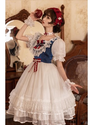 Lolita Snow White Ball Gown Light Short Sleeve Dress