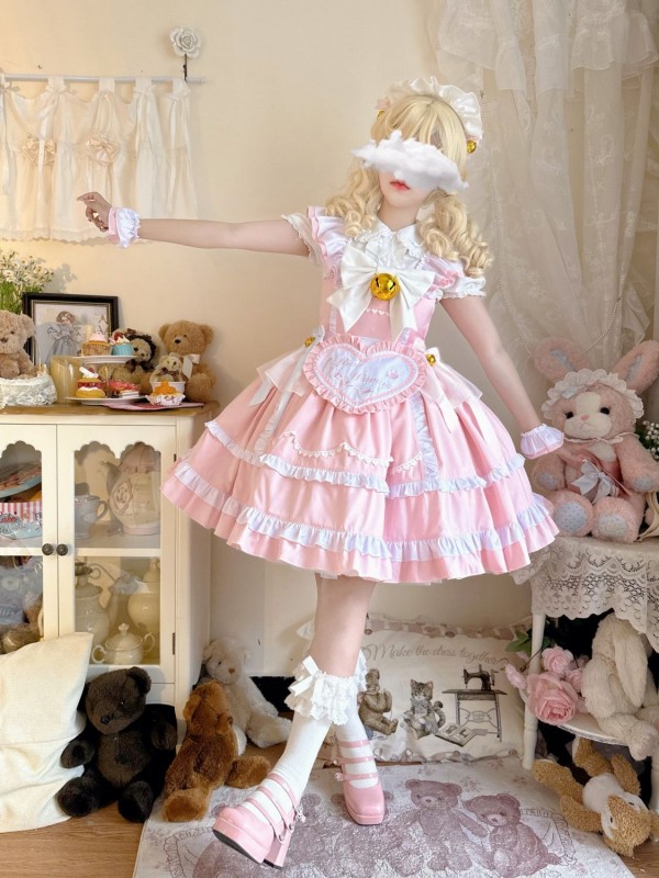 Lolita Dress Sweet Maid JSK Suspender Dress Lolita Dress Sweet Maid JSK Suspender Dress