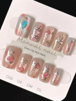 Pink Sweet Baroque Wearable Nail Art Pink Sweet Baroque Wearable Nail Art