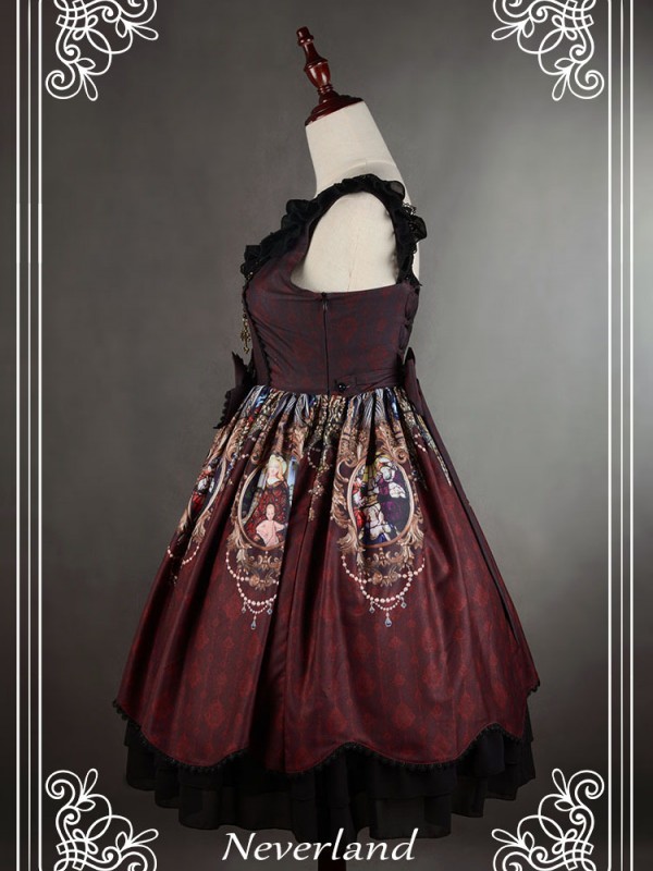 Sweet Vintage Lolita Madonna Cross Round Neck Jumperskirt suspender Dress Sweet Vintage Lolita Madonna Cross Round Neck Jumperskirt suspender Dress