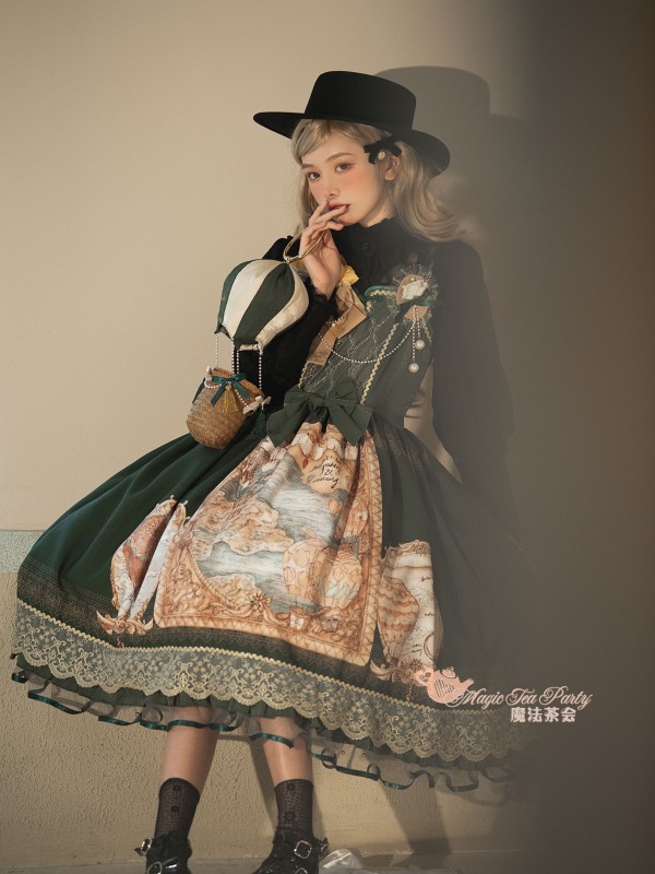 Magic Teaparty - Escape from the Tulips Elegant Jumperskirt Magic Teaparty - Escape from the Tulips Elegant Jumperskirt