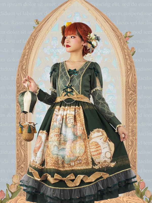 Magic Teaparty - Escape from the Tulips Hot Air Balloon Handbag Magic Teaparty - Escape from the Tulips Hot Air Balloon Handbag