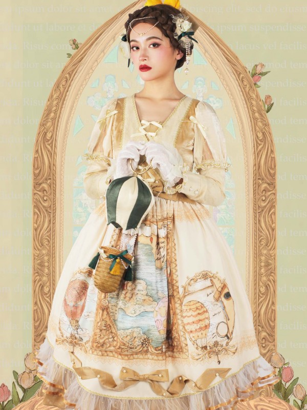 Magic Teaparty - Escape from the Tulips Hot Air Balloon Handbag Magic Teaparty - Escape from the Tulips Hot Air Balloon Handbag