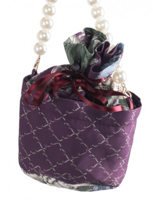 Magic Teaparty - Grape Princess Drawstring Handbag