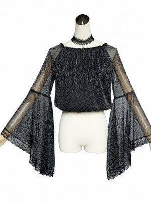 Milu - Soul Eater Palace Gothic Trumpet Sleeve Blouse