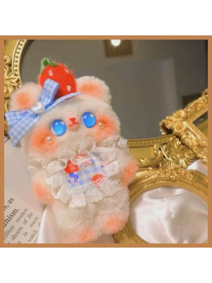 Mini Plush Bear Toy DIY Keychain