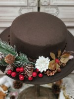 Miss Point - Letter of Autumn Mini Top Hat Miss Point - Letter of Autumn Mini Top Hat