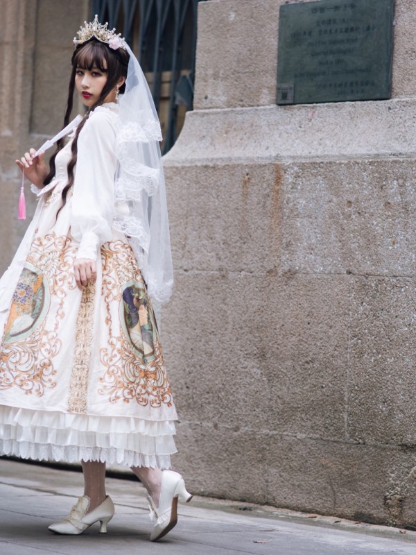 Mucha Empire Open Front Classic Long Jumperskirt Mucha Empire Open Front Classic Long Jumperskirt