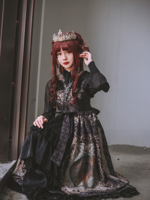 Mucha Empire Open Front Classic Long Jumperskirt Mucha Empire Open Front Classic Long Jumperskirt