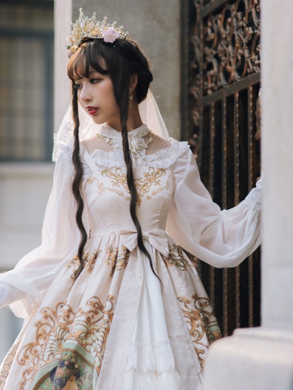 Mucha Empire Open Front Classic Long Jumperskirt Mucha Empire Open Front Classic Long Jumperskirt