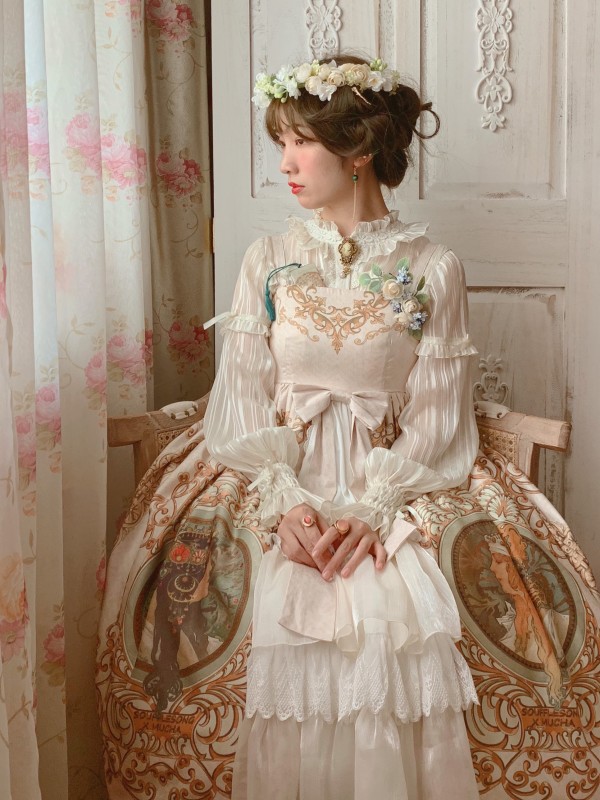 Mucha Empire Open Front Classic Long Jumperskirt Mucha Empire Open Front Classic Long Jumperskirt
