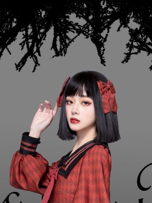 No One Lives Gothic Hair Clip