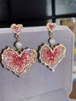 Heart-shaped Earrings Heart-shaped Earrings