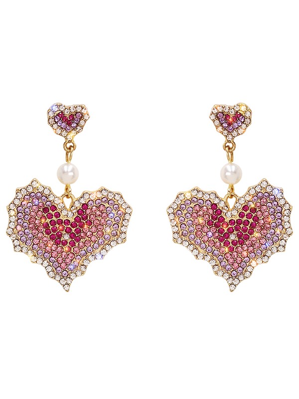 Heart-shaped Earrings Heart-shaped Earrings