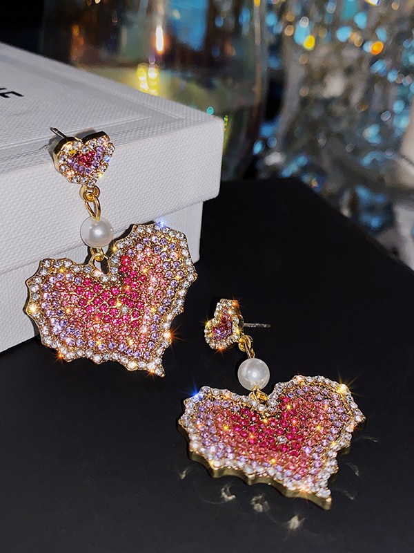 Heart-shaped Earrings Heart-shaped Earrings
