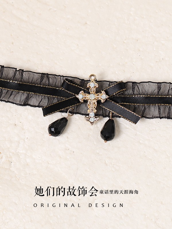 Gothic Punk Cross Lolita Choker Gothic Punk Cross Lolita Choker
