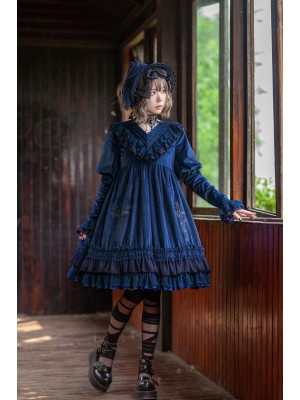 INFANTA * Holy Fruit Estate * OP Lolita Autumn Embroidered Dress