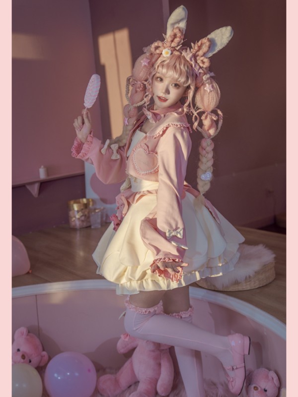 Ocelot - Milk Puffs Jumperskirt Ocelot - Milk Puffs Jumperskirt