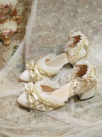 One Night Story - Elegant Bride Lolita Shoes One Night Story - Elegant Bride Lolita Shoes