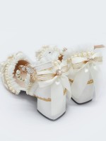 One Night Story - Elegant Bride Lolita Shoes One Night Story - Elegant Bride Lolita Shoes