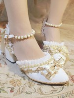 One Night Story - Elegant Bride Lolita Shoes One Night Story - Elegant Bride Lolita Shoes