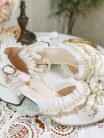 One Night Story - Elegant Bride Lolita Shoes One Night Story - Elegant Bride Lolita Shoes