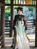 【Orchid Pavilion】~Improve Ru skirt ~Chinese style Onepiece~Embroidery and printing 【Orchid Pavilion】~Improve Ru skirt ~Chinese style Onepiece~Embroidery and printing