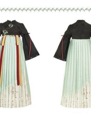【Orchid Pavilion】~Improve Ru skirt ~Chinese style Onepiece~Embroidery and printing