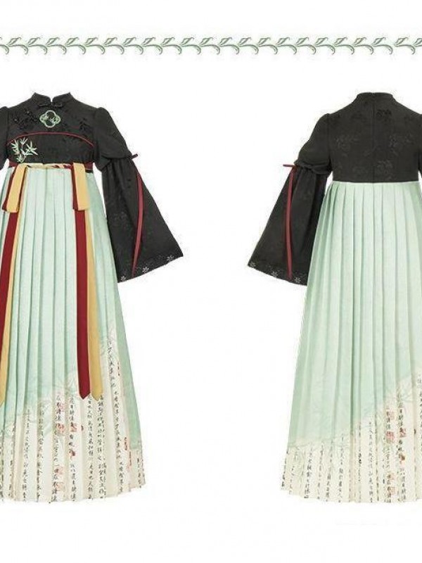 【Orchid Pavilion】~Improve Ru skirt ~Chinese style Onepiece~Embroidery and printing