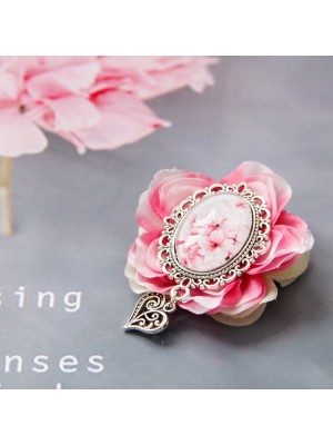 Peach Blossom Brooch