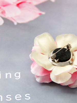 Peach Blossom Brooch
