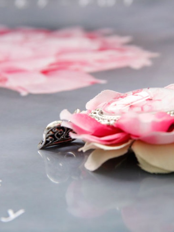 Peach Blossom Brooch