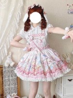 Pillow Doll Rabbit cute strap salopette Pillow Doll Rabbit cute strap salopette