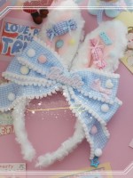 Plush Rabbit Ear Bowknot Lolita KC