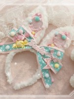 Plush Rabbit Ear Bowknot Lolita KC Plush Rabbit Ear Bowknot Lolita KC
