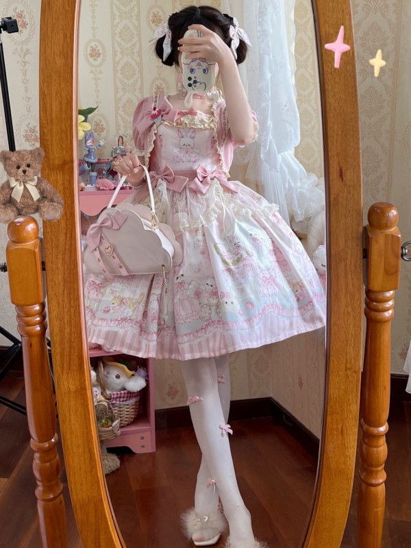 【Rabbit Bear wardrobe】~ Lolita jumperskirt