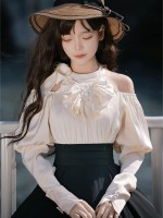 【Rome Holiday】~lolita~Long sleeve Big hemline ONE-PIECE~Spring models