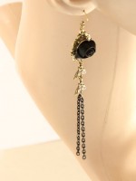 Rose Fringe Earings