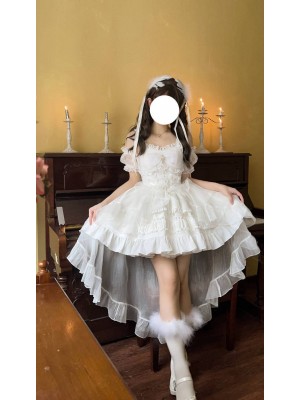 【Rose Story】~Lolita~Jumperskirt Summer dress~White