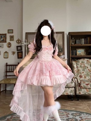 【Rose Story】~Lolita~Jumperskirt Summer dress~Pink