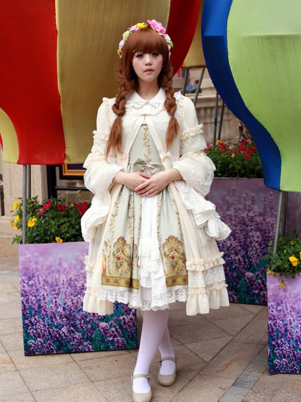 Season Match Open Front Jumperskirt Season Match Open Front Jumperskirt