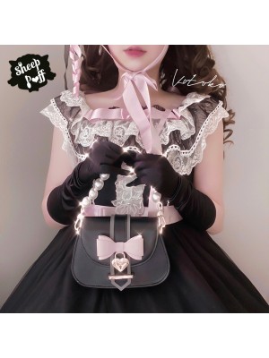 Sheep Puff - Heart-shaped Lock Lolita Bag